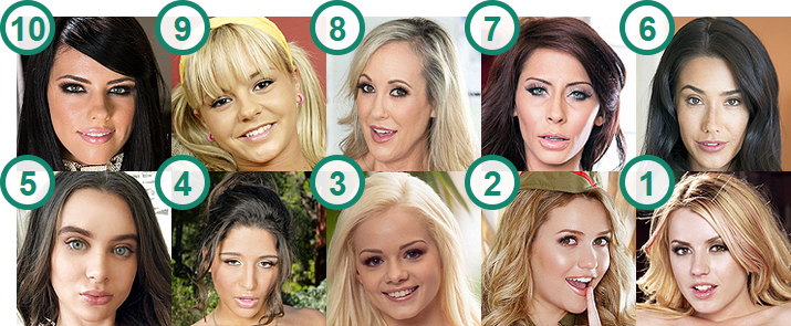TOP 10 most liked Pornstars on Facebook