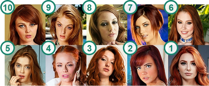 Top 10 Redhead Porn Stars as Voted by Fans across the Globe