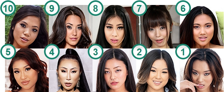 Top 10 Asian Pornstars who love BBC